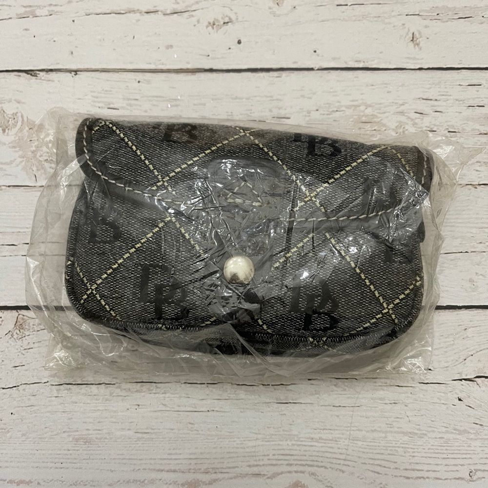 Dooney & Bourke Signature Logo Flap Wristlet